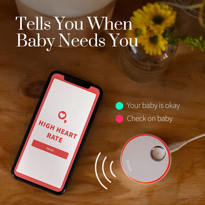 Owlet Smart Sock 3 - Baby Monitor - Rastreie frequência cardíaca, oxigênio e tendências de sono (0 a 18 meses)
