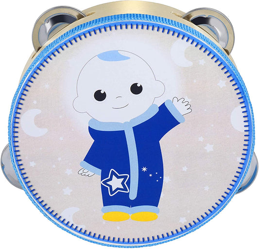 Naranjo - Pandereta Luna Bebé Juguete