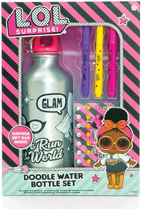 L.O.L -  Conjunto surpresa de colorir seu próprio frasco de água