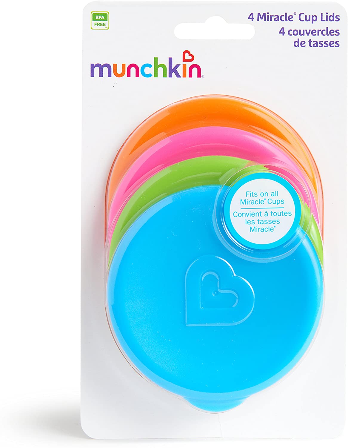 Munchkin Miracle 360o Tampas de Copo - Kit com 4