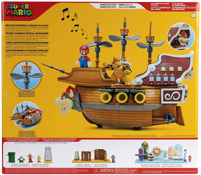 Super Mario Deluxe Bowser's Airship Playset