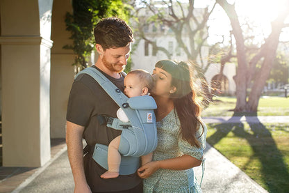 Ergobaby - Portabebés Omni Breeze SoftFlex 20kg+ - 4 posiciones - Azul pizarra 