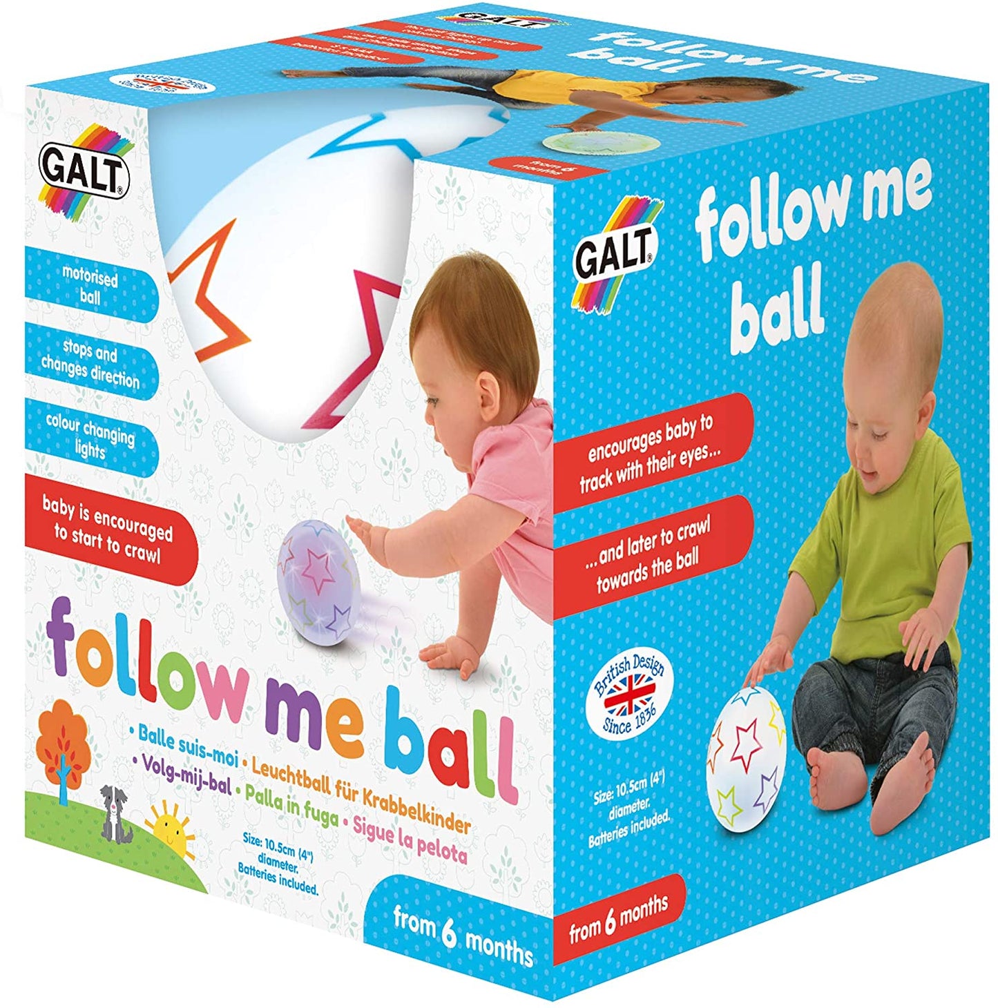 Galt Toys Follow Me Ball, Bola Motorizada Siga-me