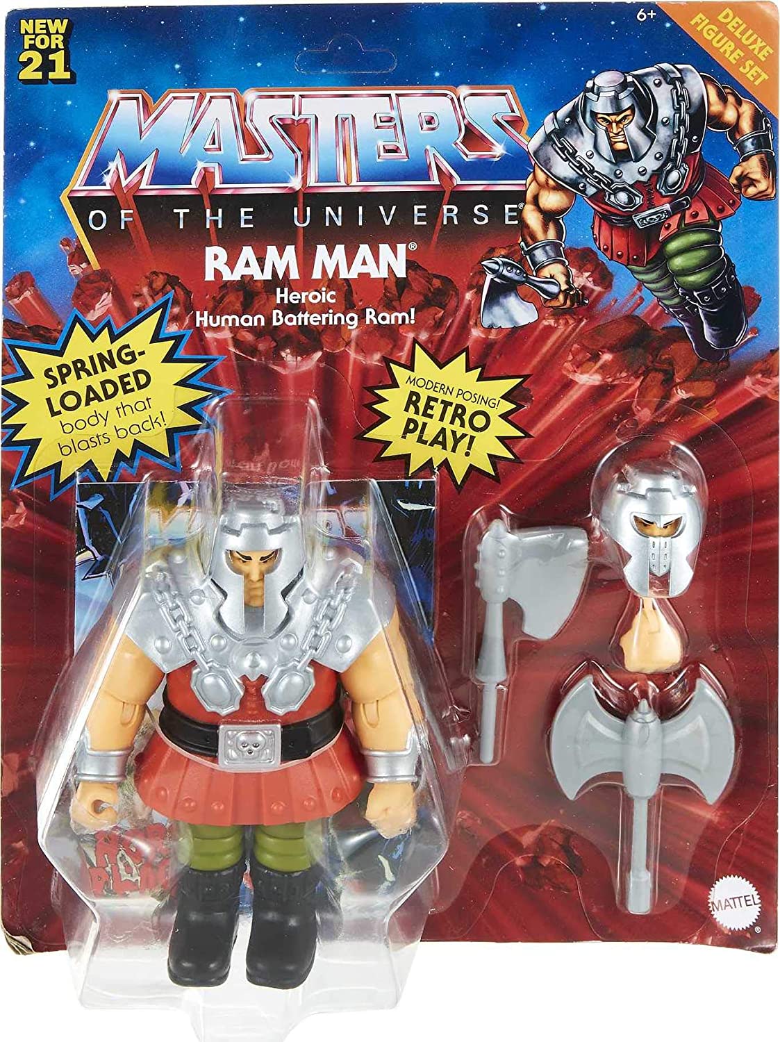 Mestres do Universo - Boneco de ação Origins Ram Man