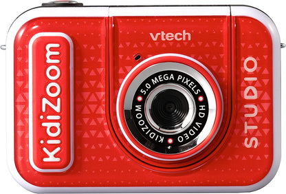 VTech - KidiZoom Studio Câmera de Vídeo para Crianças com Jogos Divertidos - Rosa