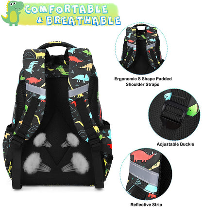 SAMIT -  Kit de Mochila Dinossauros 3 peças