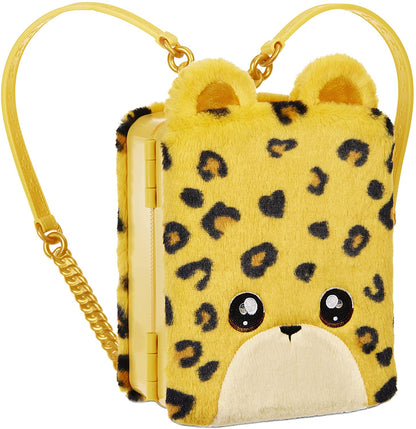 Na Na Na Surprise 575696 - Mochila 3 em 1 Quarto Playset JENNEL Bolsa fuzzy Jaguar