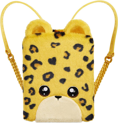 Na Na Na Surprise 575696 - Mochila 3 em 1 Quarto Playset JENNEL Bolsa fuzzy Jaguar