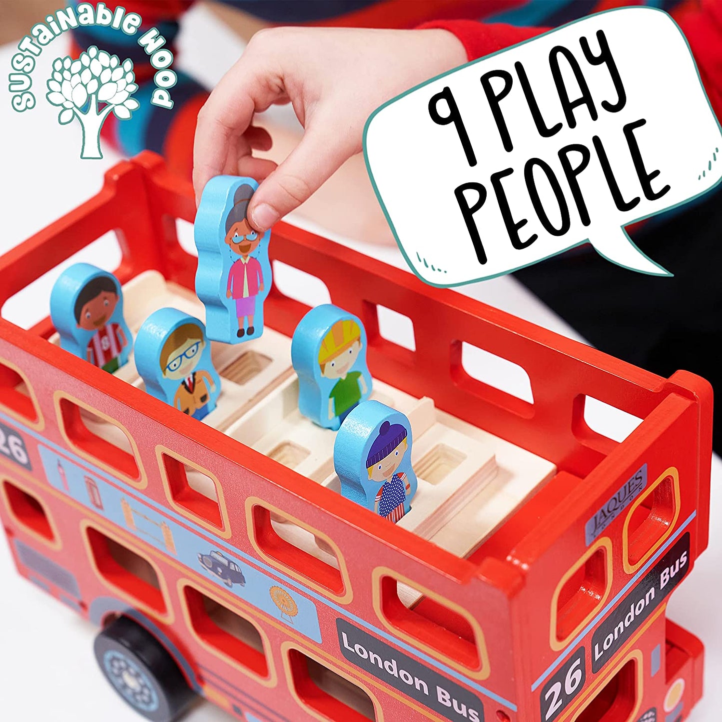 Jaques of London - London Ônibus de madeira