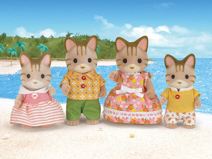 Sylvanian Families - Familia de gatos rayados