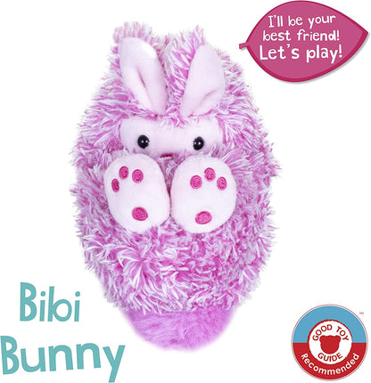 Curlimals Bibi The Bunny - Brinquedo interativo com mais de 50 sons e reações de responde