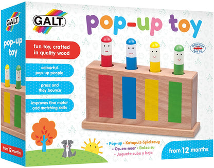 Galt Toys Brinquedo Pop-Up Clássico, multicolorido, em Madeira