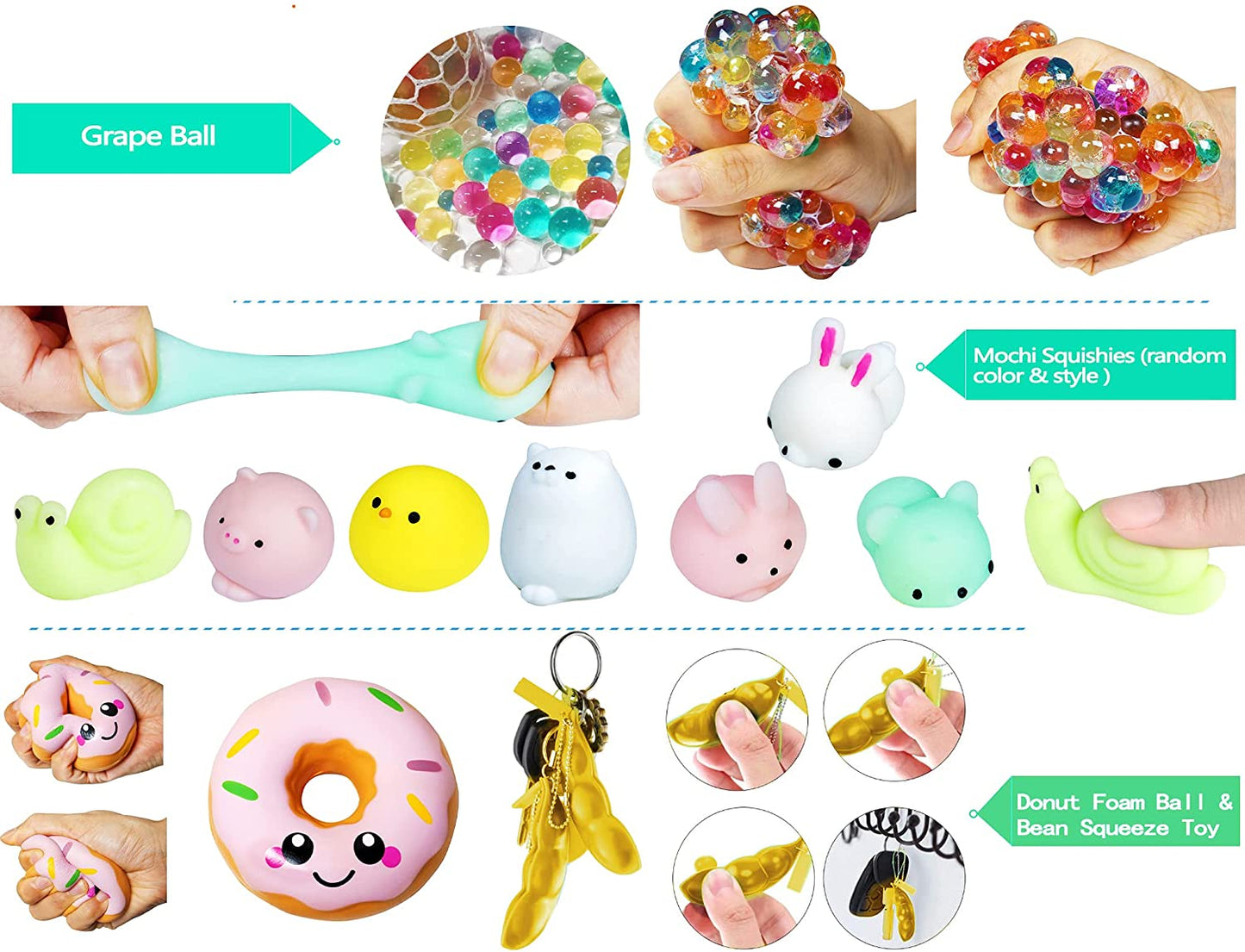 Gmajtars Fidget - Brinquedos sensoriais para adultos e crianças