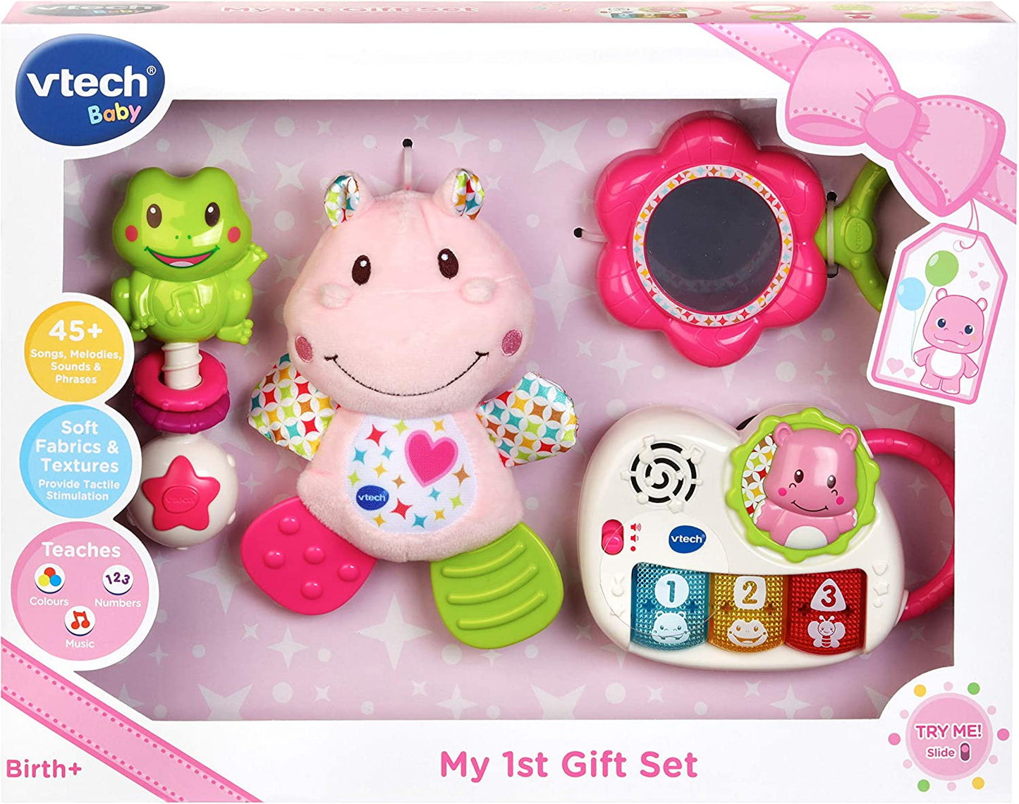 VTech - My First Gift Set Hipopótamo - Rosa
