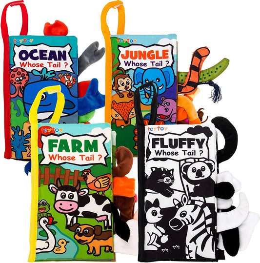 Teytoy - Livros Sensoriais Animais - 0 a 6 meses