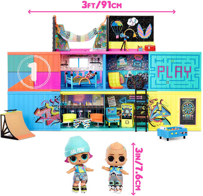 LOL Surprise Clubhouse - Casa de juegos de muñecas con más de 40 sorpresas 