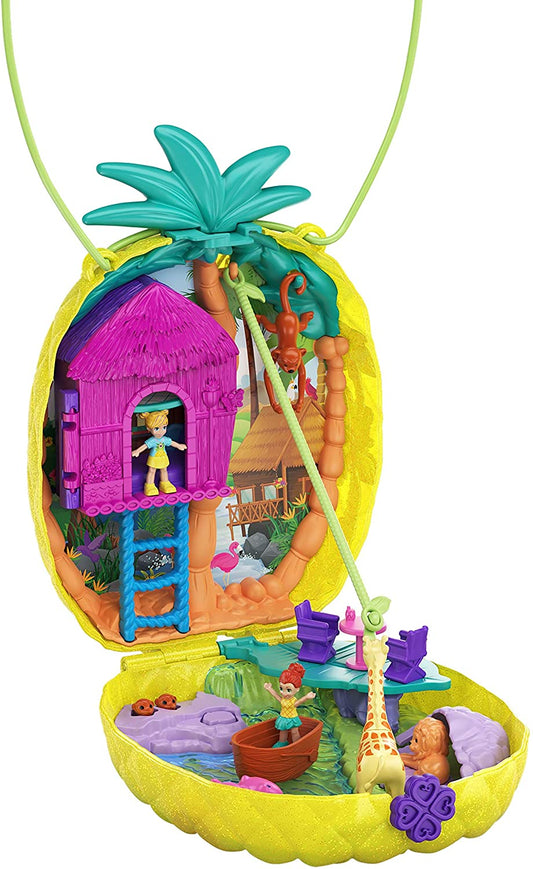 Polly Pocket GKJ64 Tropicool Bolsa Abacaxi