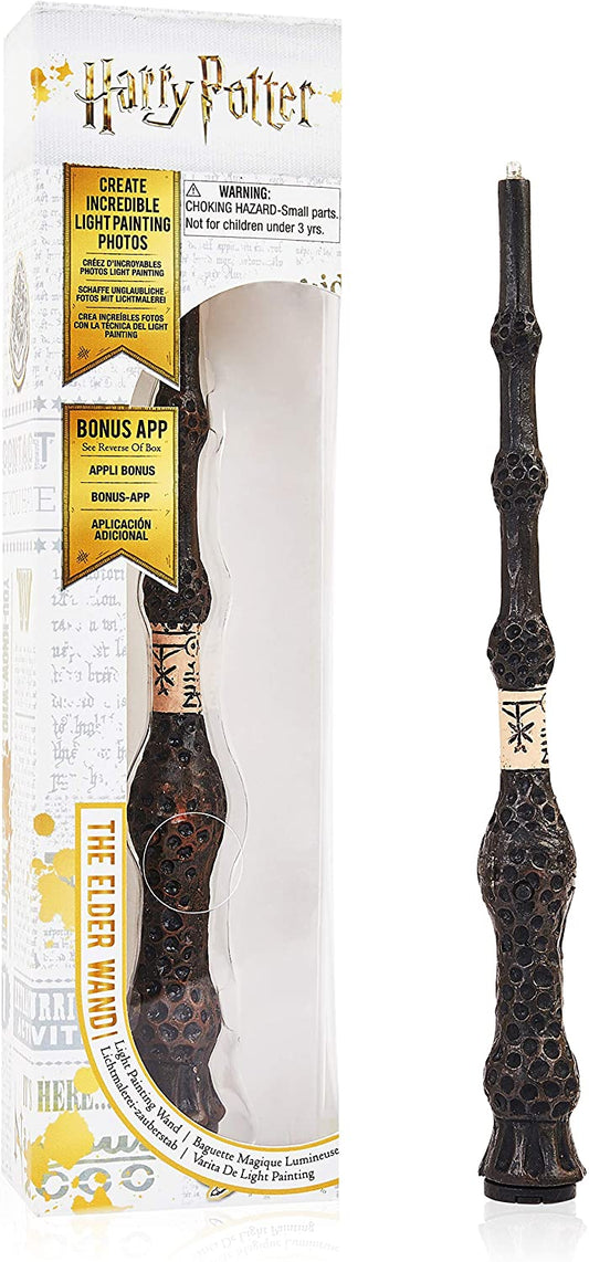 Harry Potter - Varita para pintar con luz Lumos de 7" The Elder | Mundo Mágico