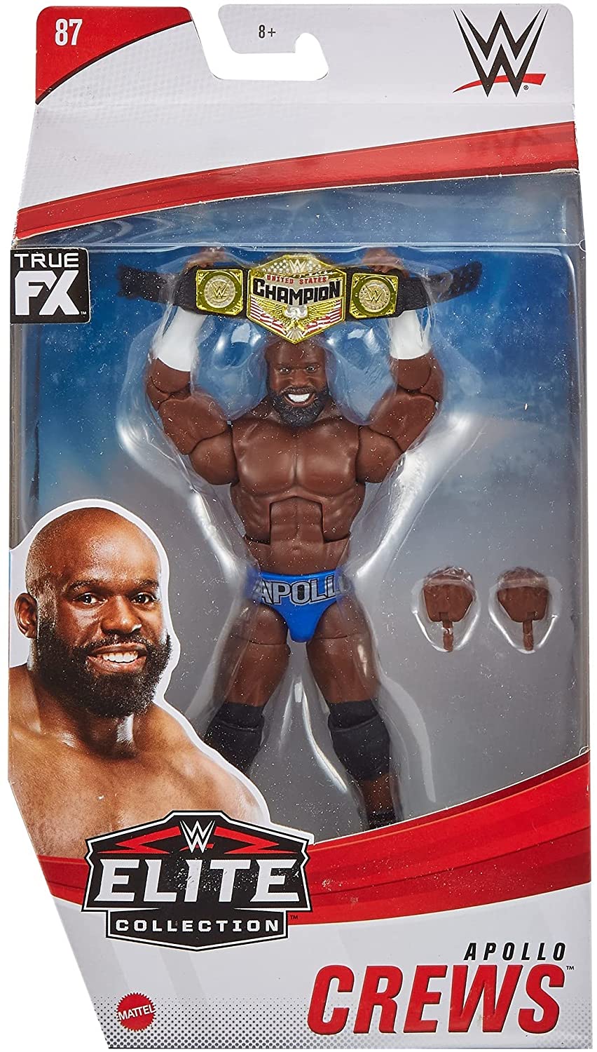 WWE Figura de ação da Apollo Crews Elite Collection