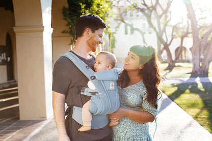 Ergobaby - Portabebés Omni Breeze SoftFlex 20kg+ - 4 posiciones - Azul pizarra 