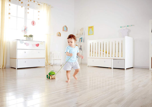 Hape - Juguete infantil Rana de Madera