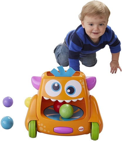 Fisher-Price - Brinquedo de empurrar de atividade com bola de bebê para caminhar ou engatinhar, adequado para 9 meses ou mais