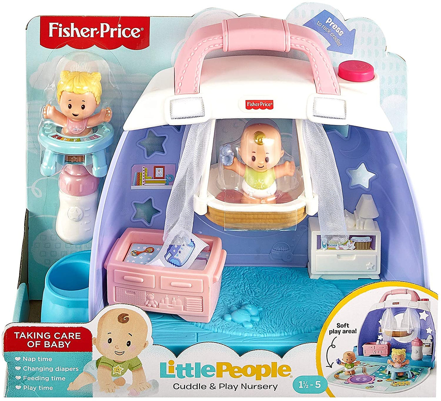 Fisher-Price GKP70 - Little People Cuddle & Play Nursery