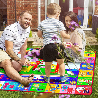 Teytoy - Tapete de Jogo de Algodão Dobrável Antiderrapante Animais ABC