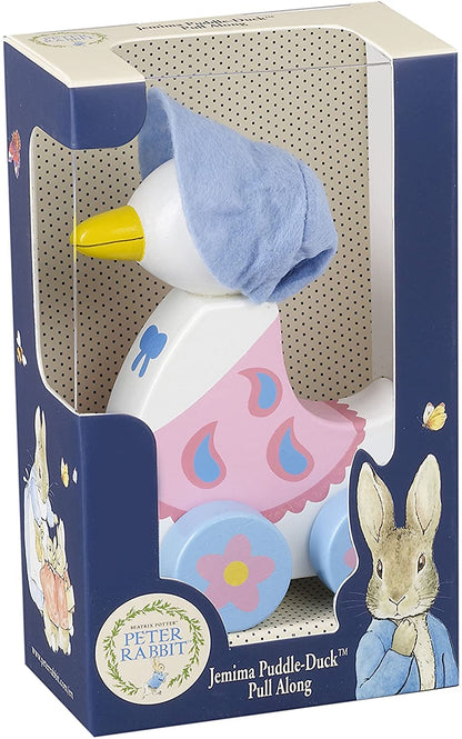 Orange Tree Toys Jemima Puddle Duck Peter Rabbit & Friends Pull Along
