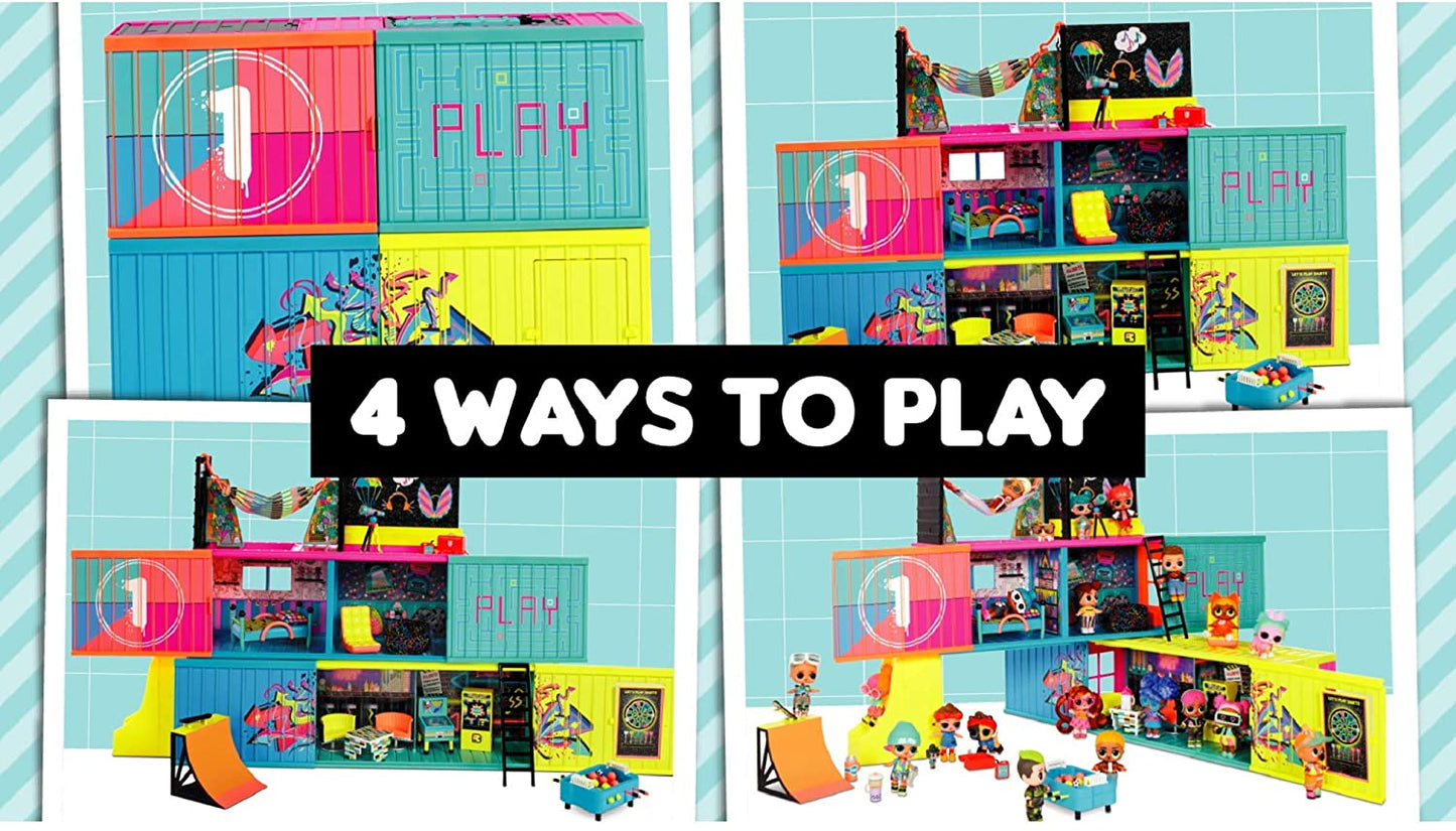 LOL Surprise Clubhouse - Casa de juegos de muñecas con más de 40 sorpresas 