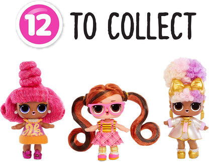 L.O.L Hairvibes Dolls with 15 Surprises and Mix & Match Hair Pieces, Multi