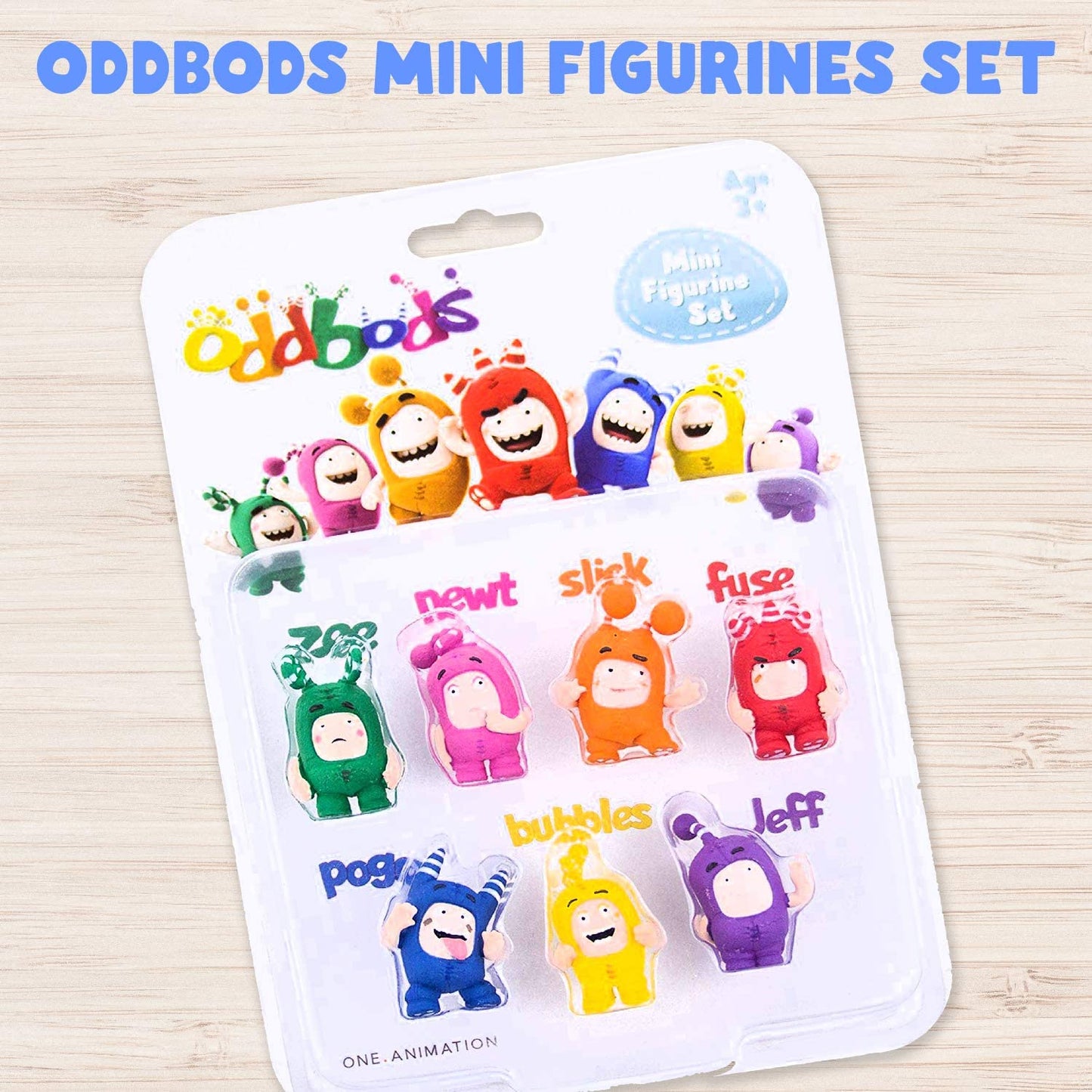 Oddbods - Conjunto de miniaturas de brinquedos