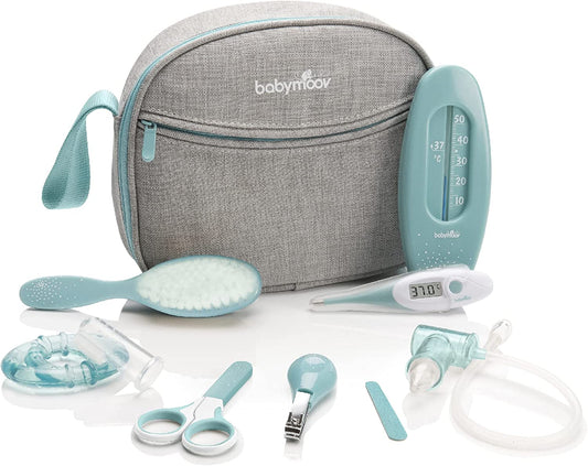 Babymoov Kit de Higiene, Cuidados de saúde e Cuidados Infantis, cinza / azul