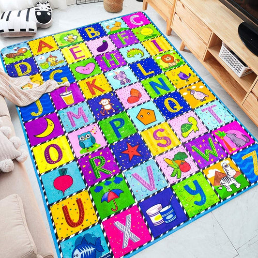 Teytoy - Tapetes Antiderrapantes Super Macios 112x151 cm - Azul