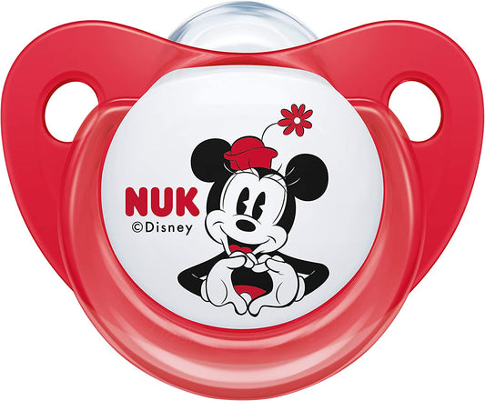 NUK - Chupetas Mickey e Minnie Mouse - Kit com 2 - (6-18 Meses)
