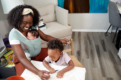 Ergobaby Hug Portabebés Ergonómico de Malla de Aire Suave para Recién Nacidos Desde el Nacimiento, Portabebés Delantero Ergonómico de 2 Posiciones, Wise 