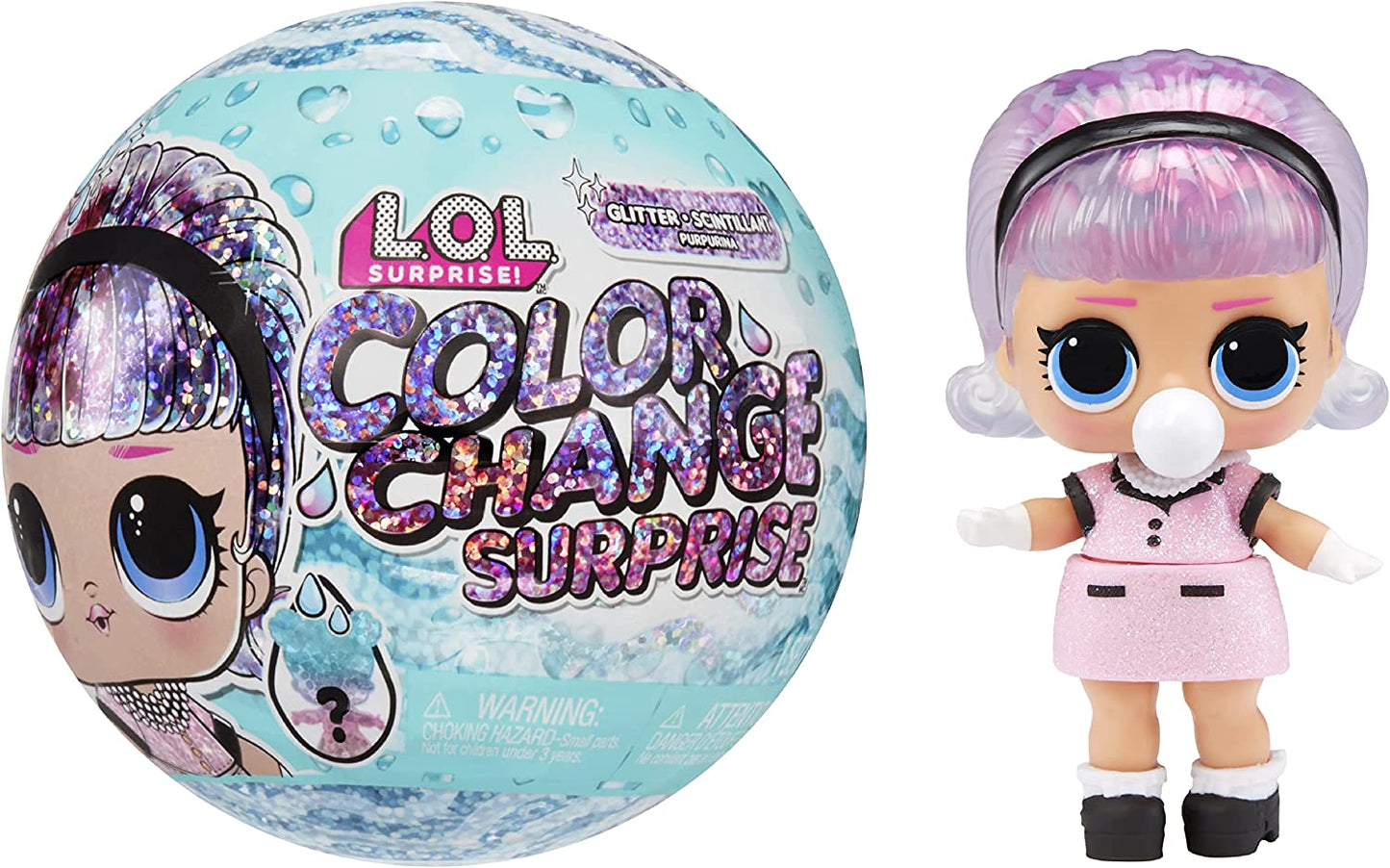 L.O.L. Surprise! Boneca com Acessórios com Glitter Mudança de Cor - 7 Surpresas 4+