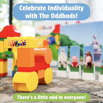 ODDBODS - Eco blocos, brinquedos de blocos de construção baseados em plantas para bebês e crianças em idade pré-escolar, compatíveis com outros brinquedos de blocos de construção, conjunto de 41 peças
