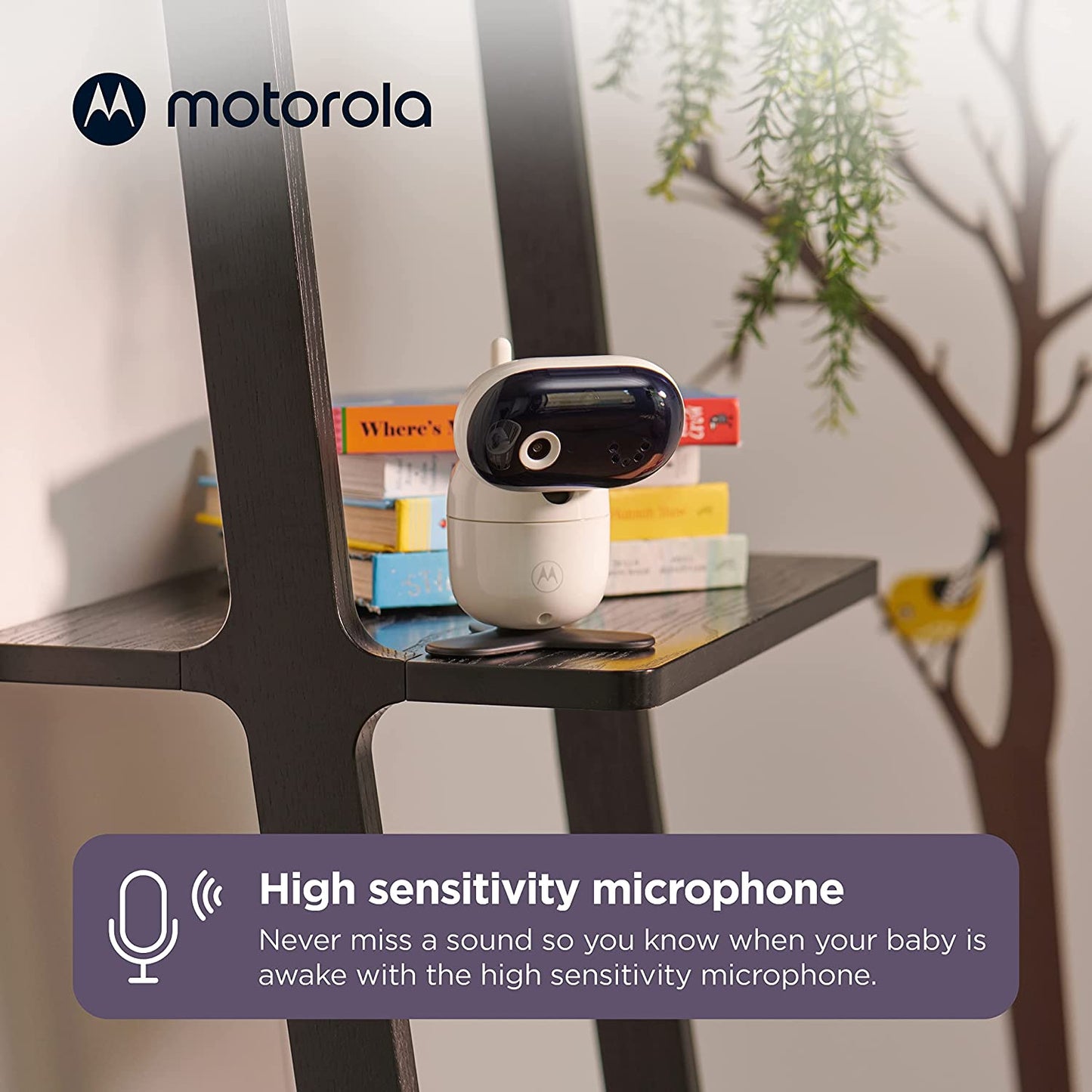 Motorola - Babá Eletrônica Inclui Montagem na Parede PIP1010 CON