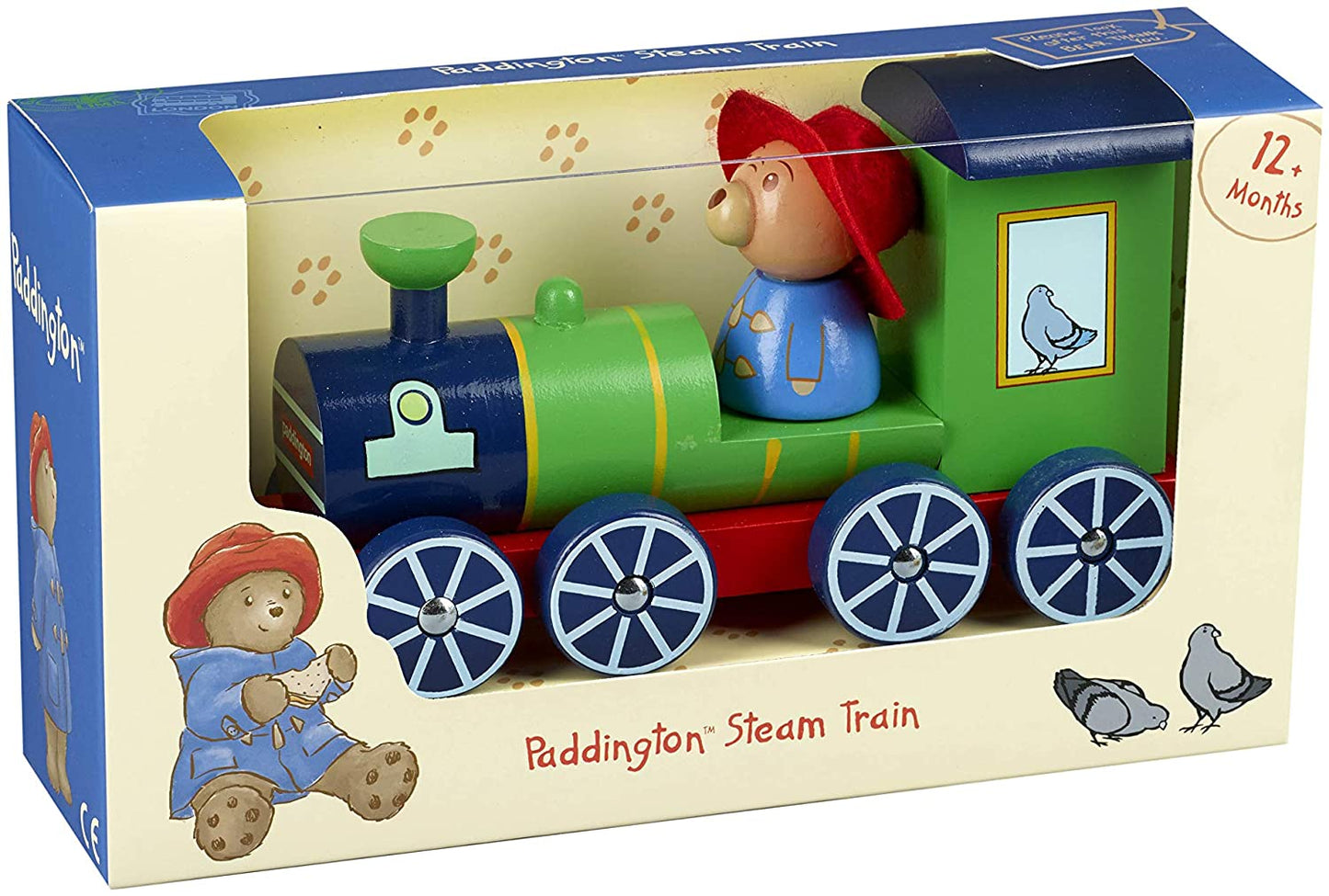 Orange Tree Toys Paddington Bear Steam Train Pull Along