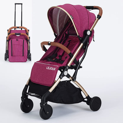 Lejoux™ Carrinho de Bebê Carrinho de Viagem Dobrável Leve
