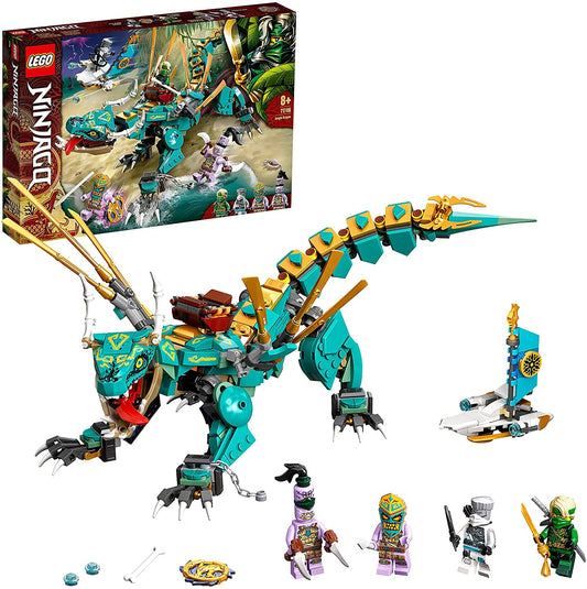 LEGO 71746 - Conjunto de construção do dragão da selva NINJAGO