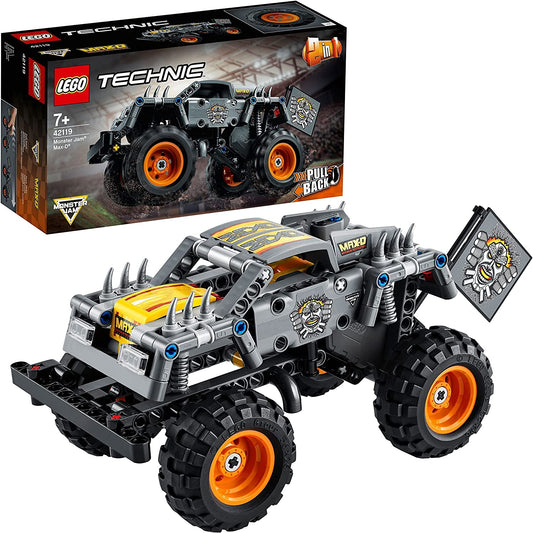 LEGO 42119 - Technic Monster Jam Max-D Truck Toy to Quad Bike Pull Back 2 em 1