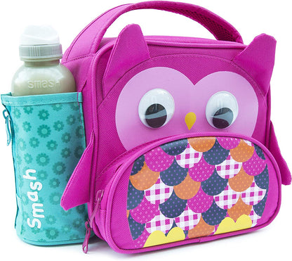 Fiambrera y botella Smash Insulated Owl 350 ml - Rosa