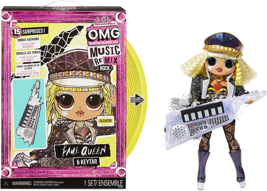 Jajaja ¡Sorpresa! OMG Remix Rock FAME QUEEN Muñeca de moda