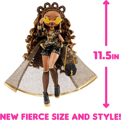 L.O.L. Surprise! Boneca Fierce ROYAL BEE Fashion Roupas, Acessórios e Suporte - 15 Surpresas 3+