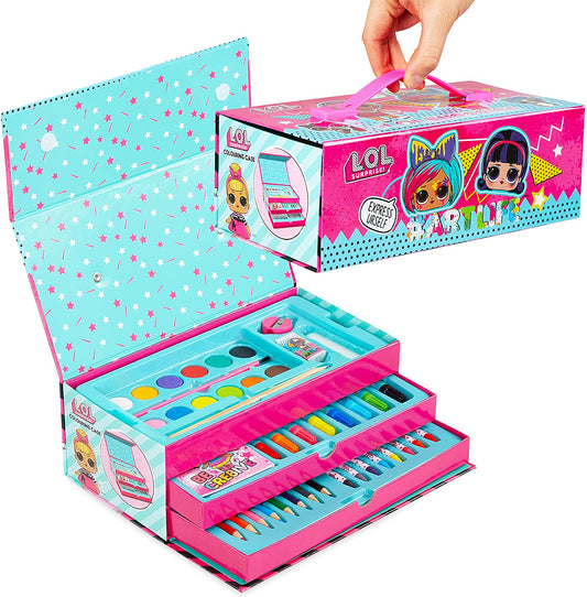 L.O.L. Surprise! Estojo para Colorir com Materiais de Arte para Crianças