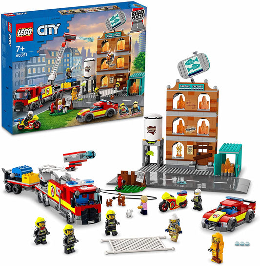 LEGO 60321 City Conjunto de Brigada de Incêndio