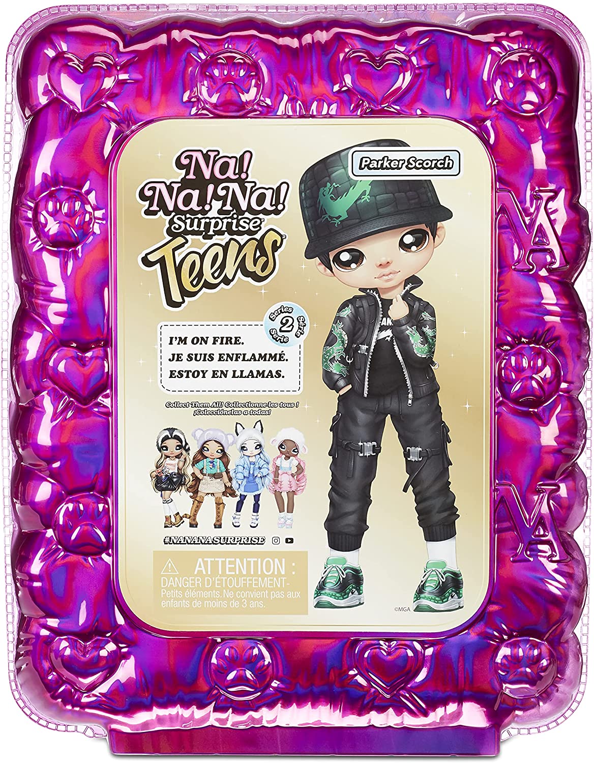 Na! Na! Na! Boneca Surpresa para Adolescentes - Parker Scorch