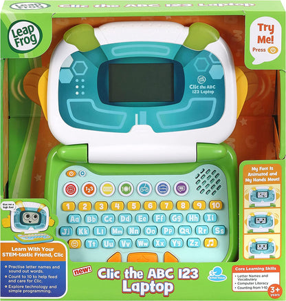 Leapfrog Laptop ABC 123 com Letras e Números 3+ - Verde